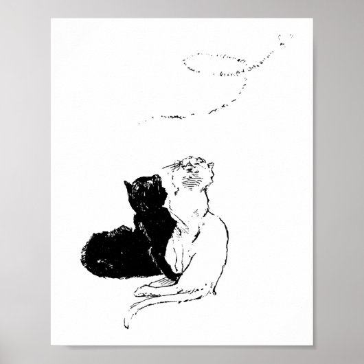 Katten, Alexandre Steinlen Poster (Voorkant)