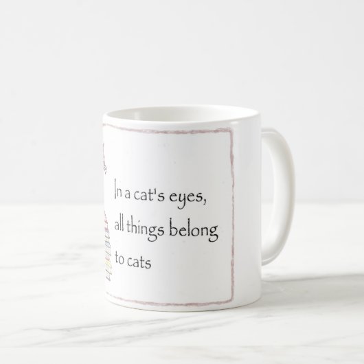 Katten - alles hoort bij Mok (Voorkant rechts)