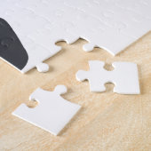 Katten als Warrior Samurai - Kies achtergrondkleur Legpuzzel (Zijkant)