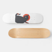 Katten als Warrior Samurai - Kies achtergrondkleur Persoonlijk Skateboard (Horizontaal)