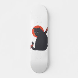 Katten als Warrior Samurai - Kies achtergrondkleur Persoonlijk Skateboard