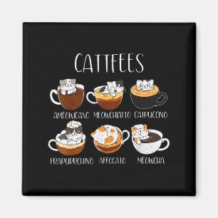 Katten & koffieliefhebber Grappig cafeïne cita Magneet