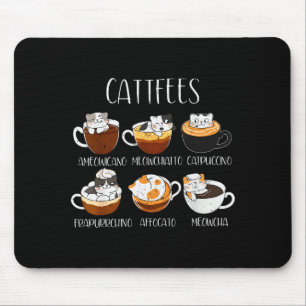 Katten & koffieliefhebber Grappig cafeïne cita Muismat