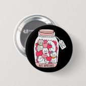 Katten Antidepressivum Grappig Kattenliefhebber Ca Ronde Button 5,7 Cm (Voorkant /achterkant)