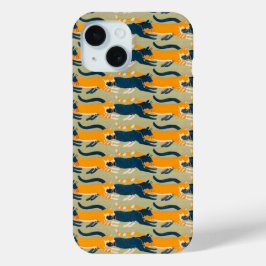 Katten, Art Nouveau iPhone 15 Case