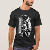 Katten Astronaut  T-shirt (Voorkant)