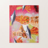 Katten, baconen en ufos legpuzzel (Verticaal)