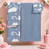 katten bad handdoek