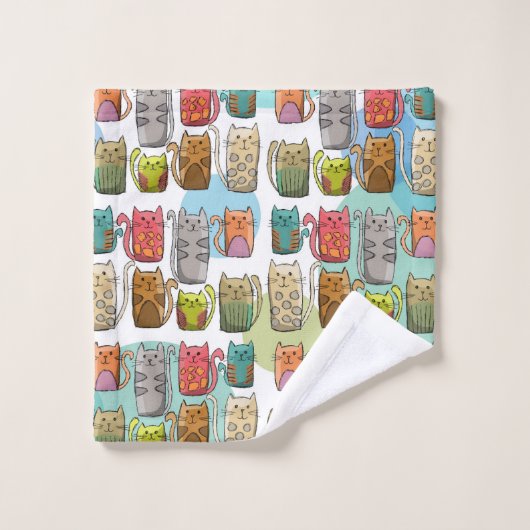 Katten! Bad Handdoek (Wasdoekje)