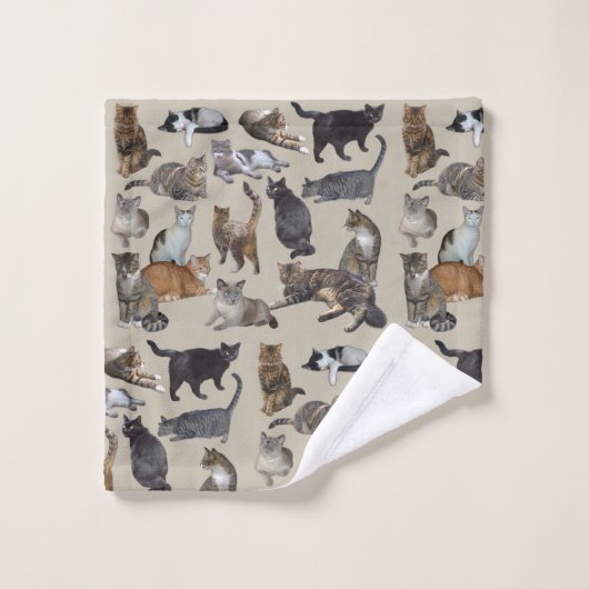 Katten Bad Handdoek (Wasdoekje)