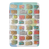 Katten! Badmat (Voorkant Verticaal)