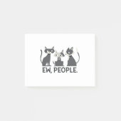 Katten,Bah,Mensen Post-it® Notes (Voorkant)