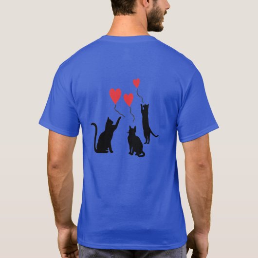 Katten & ballonnen t-shirt (Achterkant)