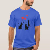 Katten & ballonnen t-shirt (Voorkant)