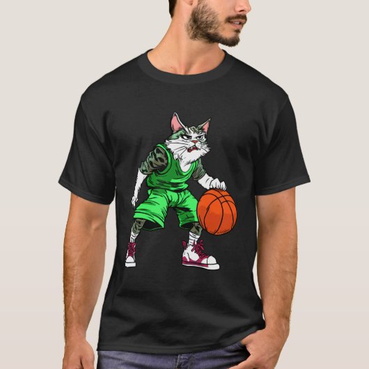 Katten Basketbal T-shirt (Voorkant)