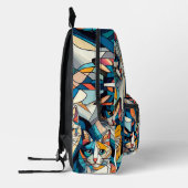 katten bedrukte rugzak (Links)