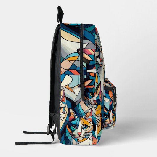 katten bedrukte rugzak (Links)