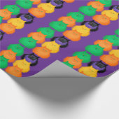 Katten beoordelen cadeaupapier (Hoek)