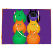 Katten beoordelen groot cadeauzakje (Achterkant)