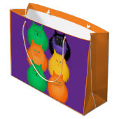 Katten beoordelen groot cadeauzakje (Achterkant Gekanteld)
