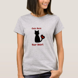 Katten bepalen je hart Dames T-shirt