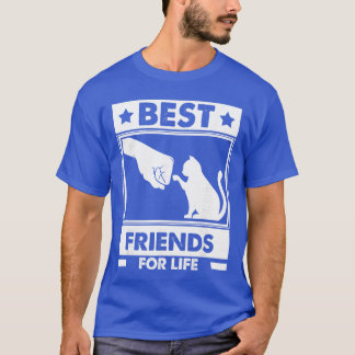 Katten beste vrienden voor het leven Kat beste vri T-shirt