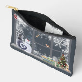 Katten bij het kerstraam etui (Open)