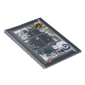 Katten bij het kerstraam notitieboek (Rechterzijde)