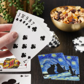 Katten bij nacht pokerkaarten (Insitu)