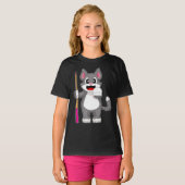 Katten Biljart Rij T-shirt (Voorkant volledig)
