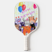 Katten Birthday Party Pickleball Paddle Gift (Voorkant)