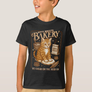 Katten Biscuit Bakkerij Grappig T-shirt