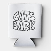 Katten blaffen blikjeskoeler (Voorkant)