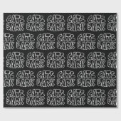 Katten blaffen cadeaupapier (Vlak)