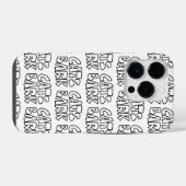 Katten blaffen iPhone hoesje (Achterkant horizontaal)