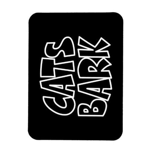 Katten blaffen magneet (Verticaal)