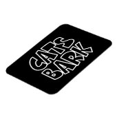 Katten blaffen magneet (Linkerzijde)