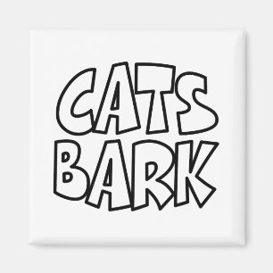 Katten blaffen magneet