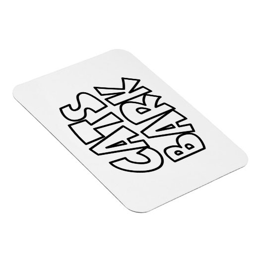 Katten blaffen magneet (Rechterzijde)