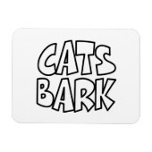 Katten blaffen magneet (Horizontaal)