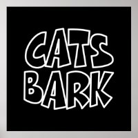 Katten blaffen