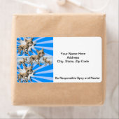 Katten Blue Spay en Neuter Labels (Insitu)