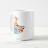 Katten, Boeken en Koffie Leuke Koffie Mok (Voorkant links)