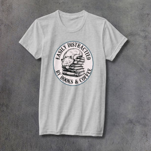 Katten, Boeken & Koffie Dames T-shirt