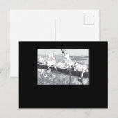 Katten bovenop een Skyscraper Lunch Parody Cats Ki Briefkaart (Voorkant / Achterkant)