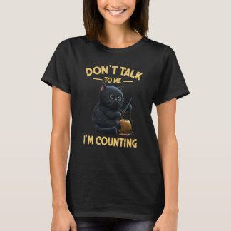 Katten Breien  Praat Niet Met Me Ik Tel Breipatron T-shirt