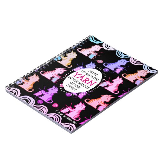 Katten breinnaalden breitter-kraften idee notebook notitieboek (Linkerzijde)