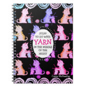 Katten breinnaalden breitter-kraften idee notebook notitieboek (Voorkant)