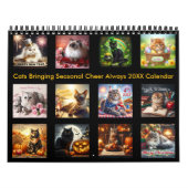 Katten brengen altijd seizoensgebonden juichen 20X Kalender (Hoes)