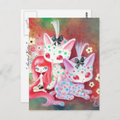 Katten Briefkaart (Voorkant / Achterkant)